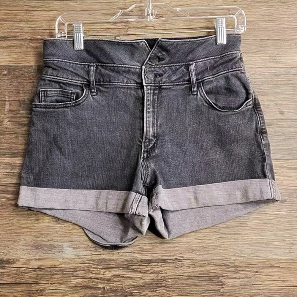 Banana Republic Charcoal Black Jean Shorts